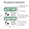 Signmission Safety Culture Sign, 5 in Width, Vinyl Decal, Rectangle, Bilingual OS-2PACK-SF-D-57-L-10768 - alternate 3